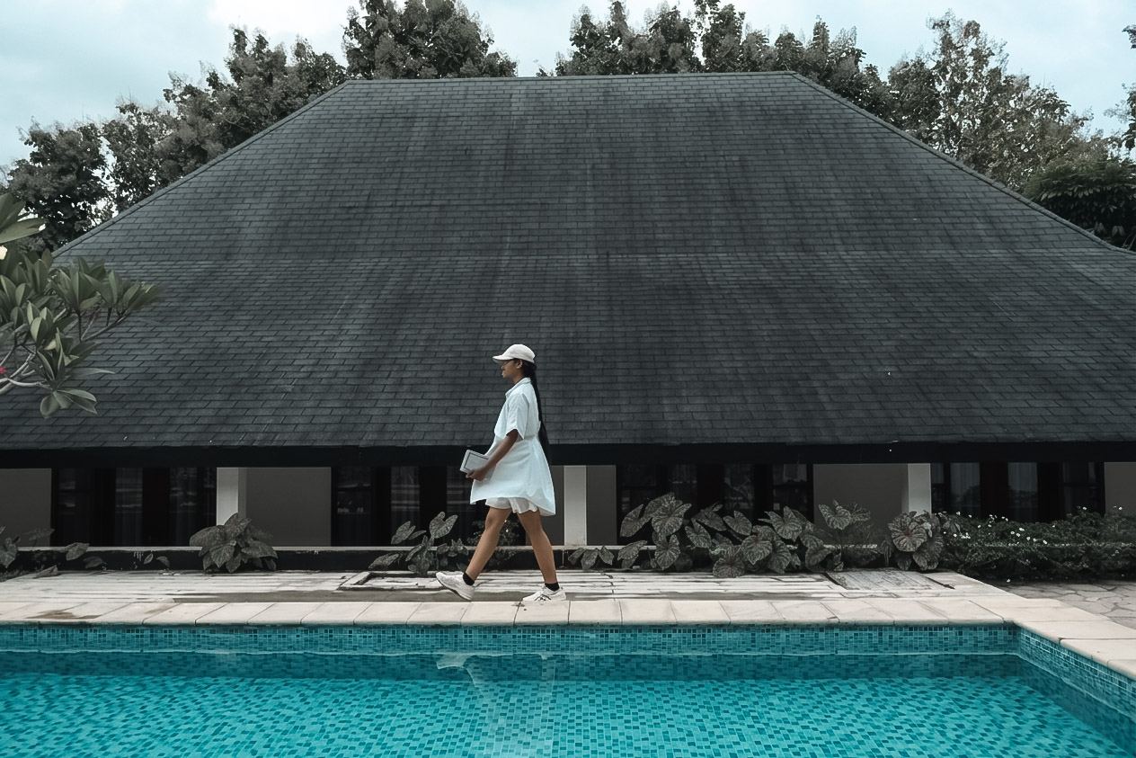 Casa Coco guest walking