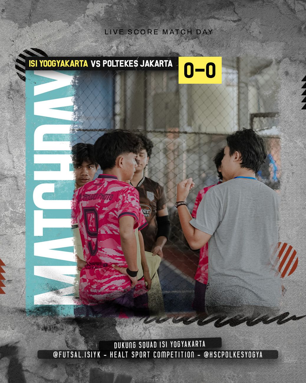 Matchday live score story