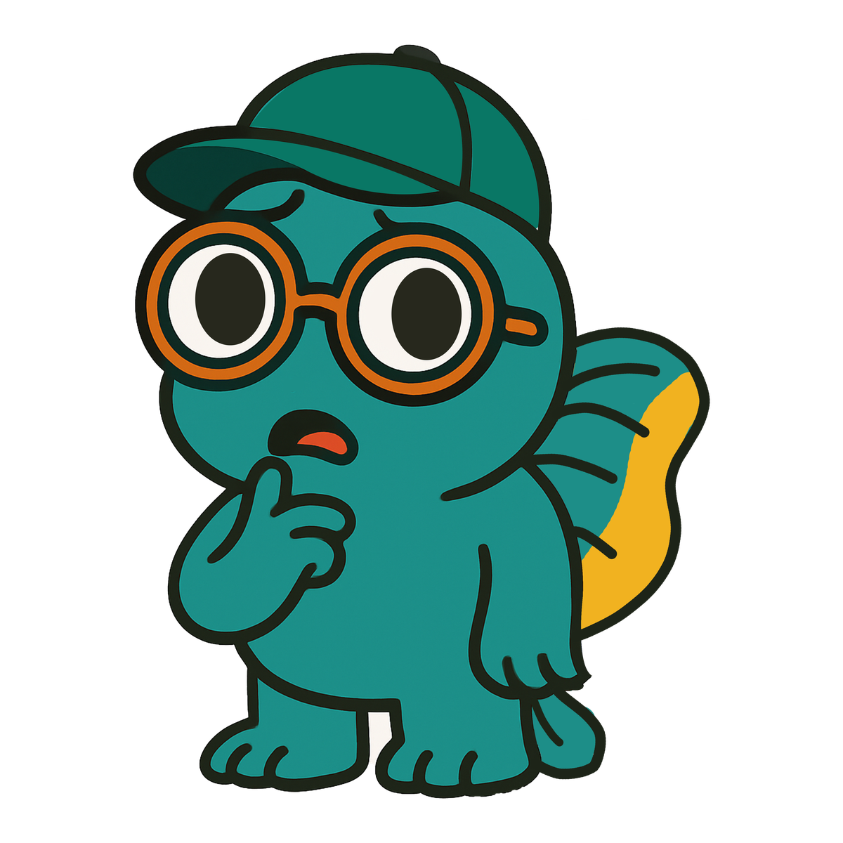 Mascot confused