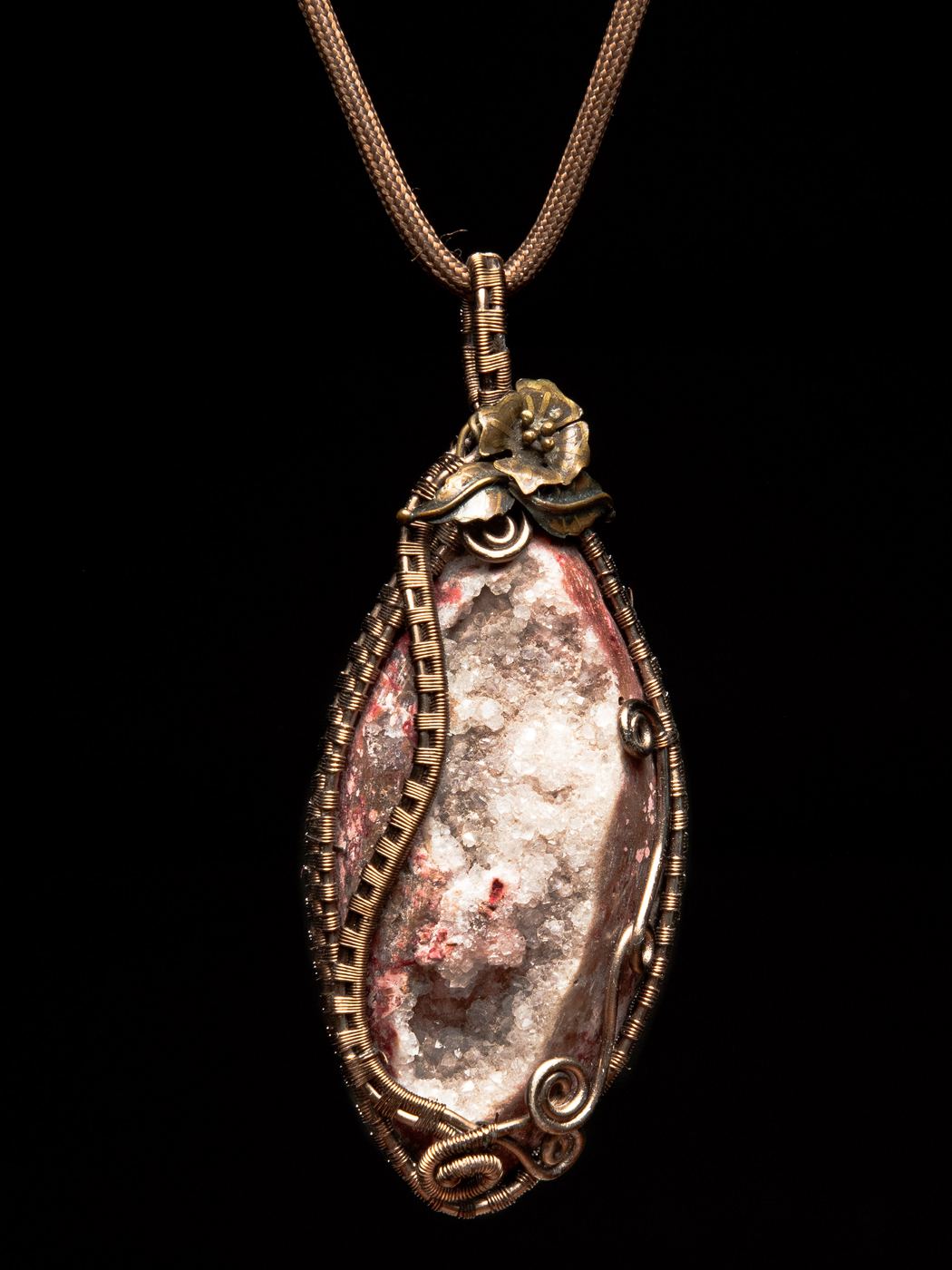 Roshi Jewelry druzy pendant